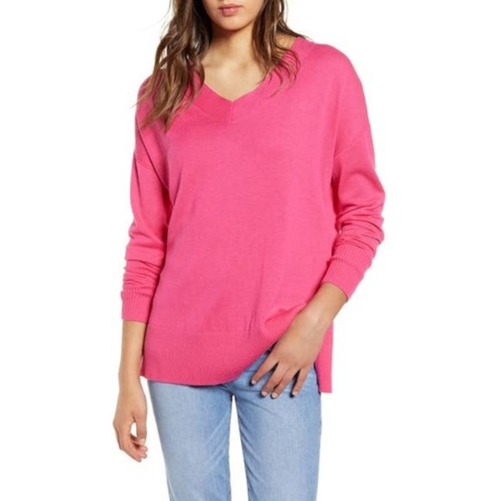 Pink Chelsea28 V-Neck Sweater